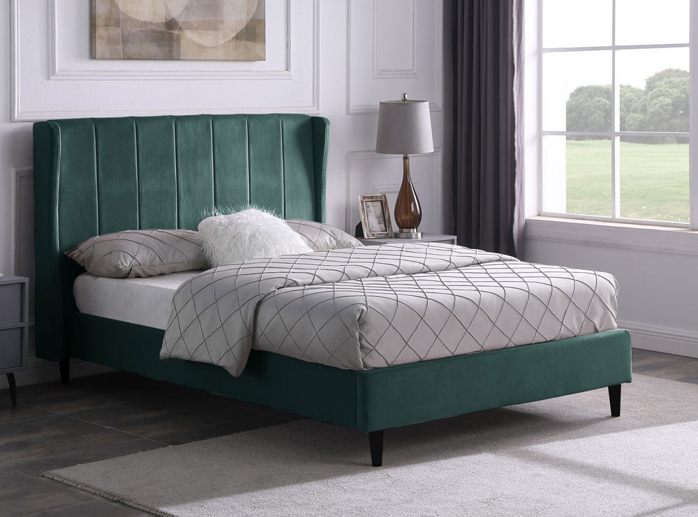 Hotel Green Double Bed Frame