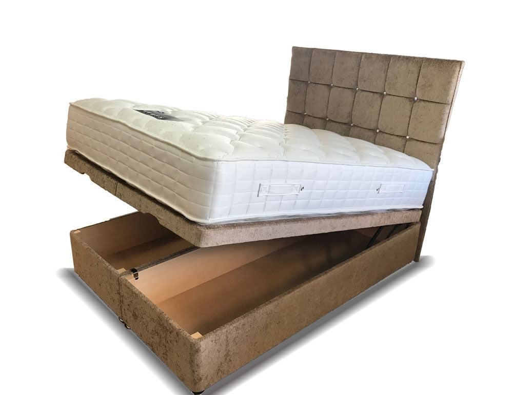 Verano Ottoman Storage Three Quarter Divan Bed
