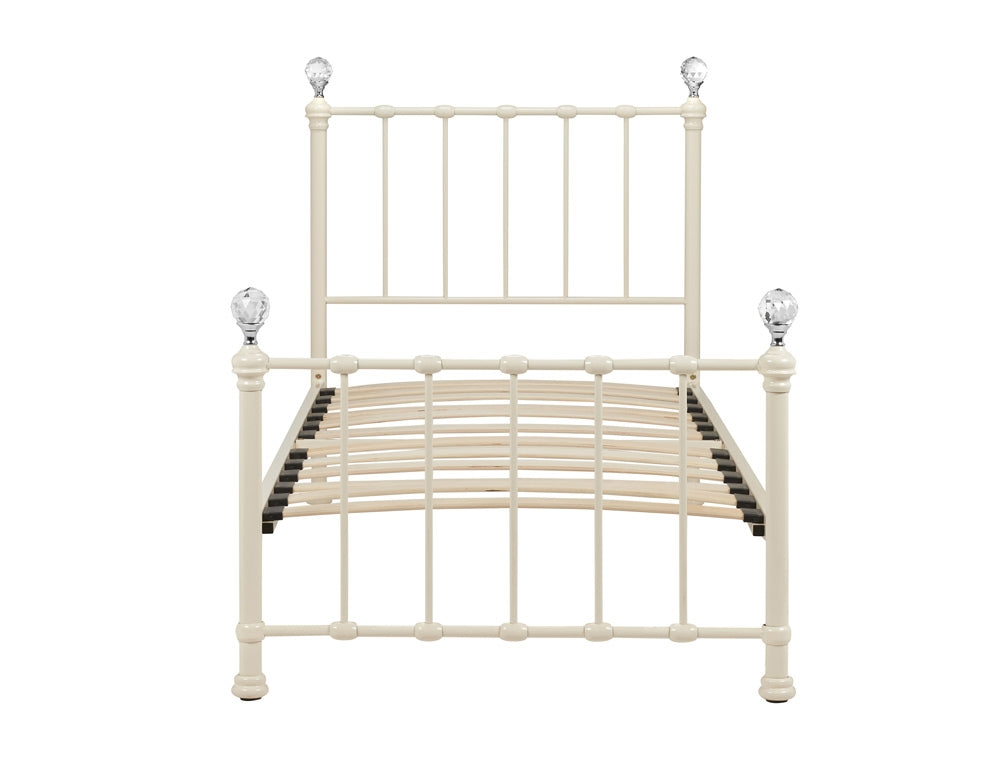 Jessie Cream Single Bed Frame