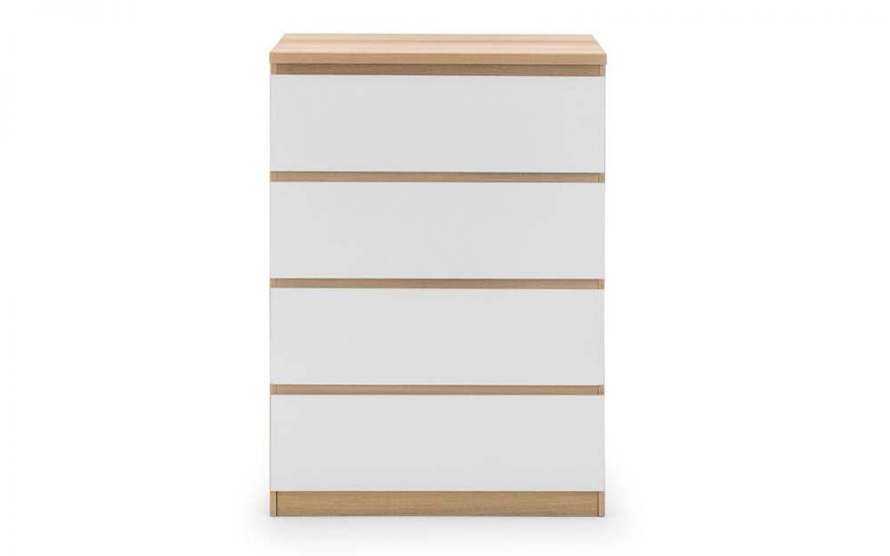 Eternal White 4 Drawer Chest