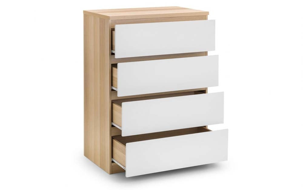 Eternal White 4 Drawer Chest