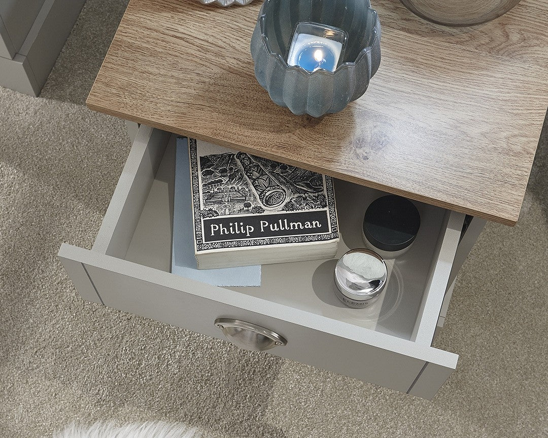 Kent Grey Bedside Chest