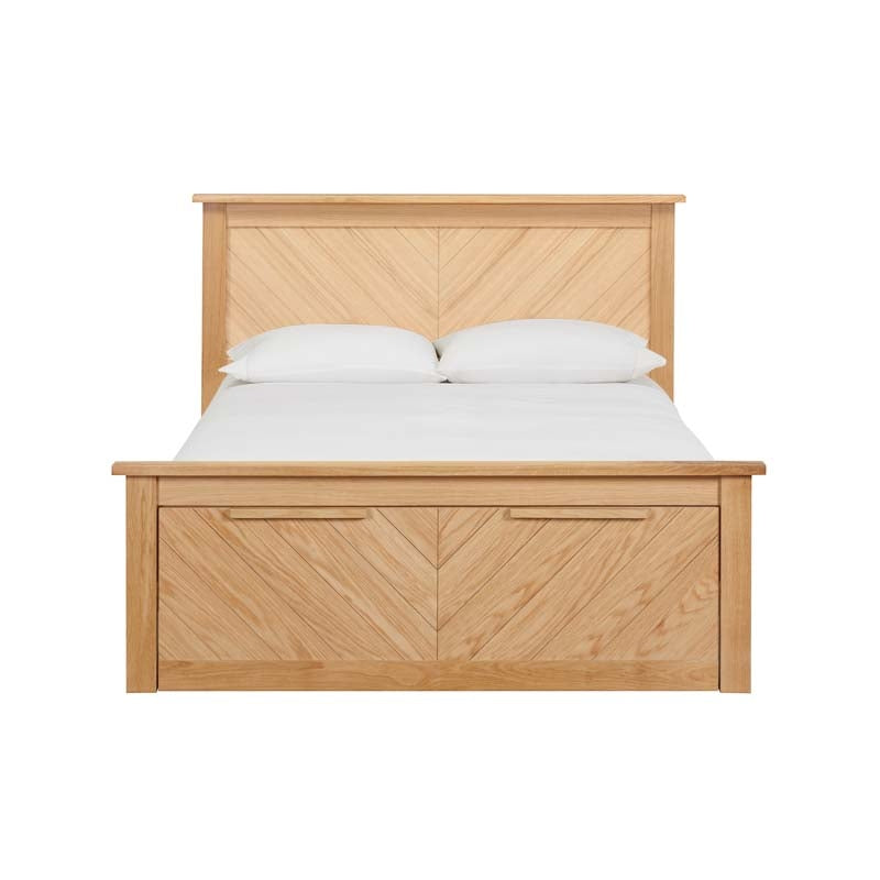 Kendle Oak King Size Storage Bed Frame