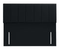 Kestral Black Floorstanding Double Headboard