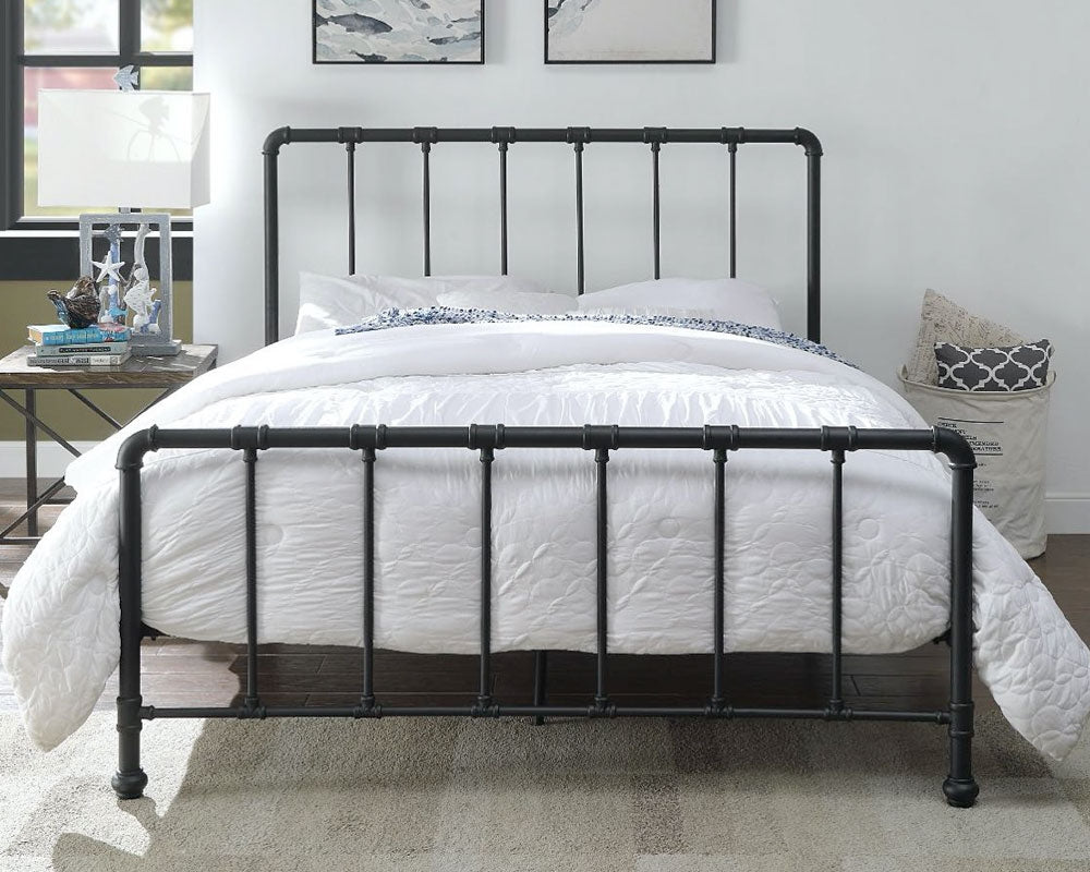 Kinnington Black King Size Bed Frame