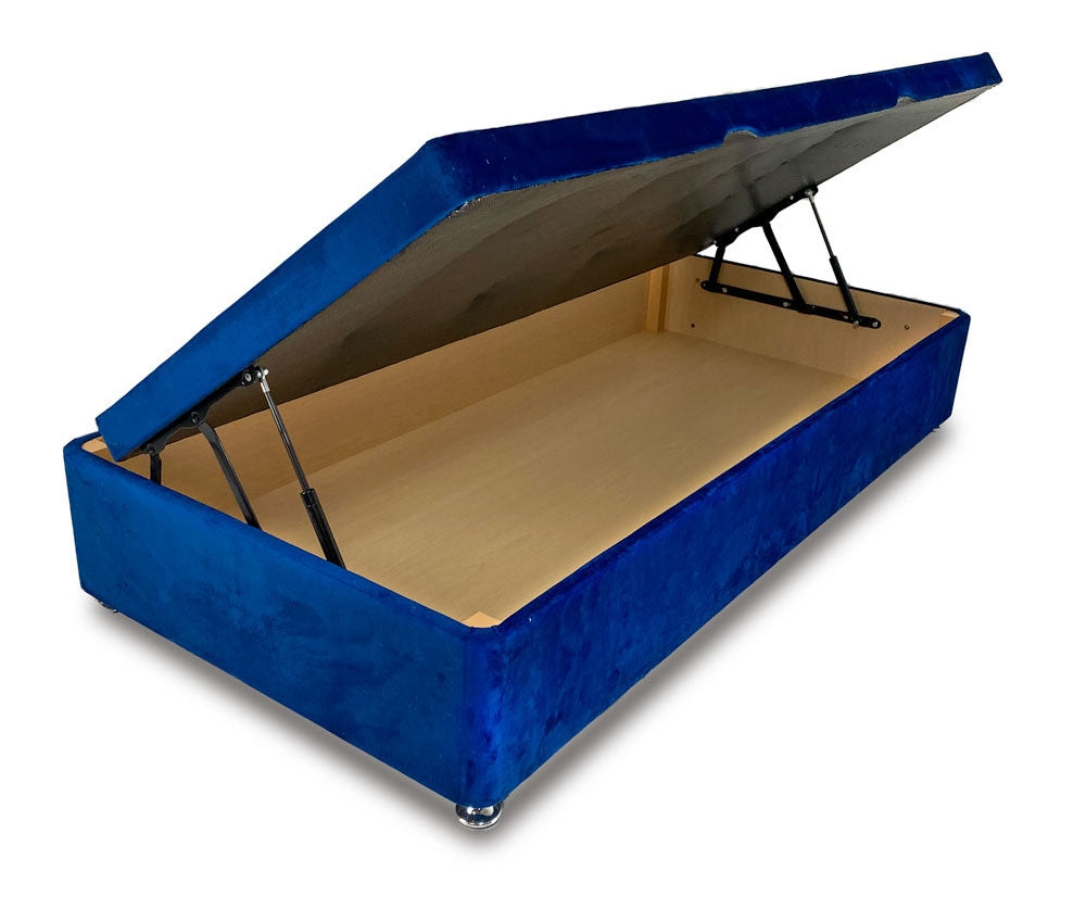 Marine Blue Single Side Lift Ottoman Divan Base