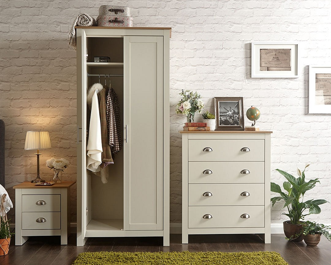 Lancashire Cream 3 Piece Bedroom Furniture Set