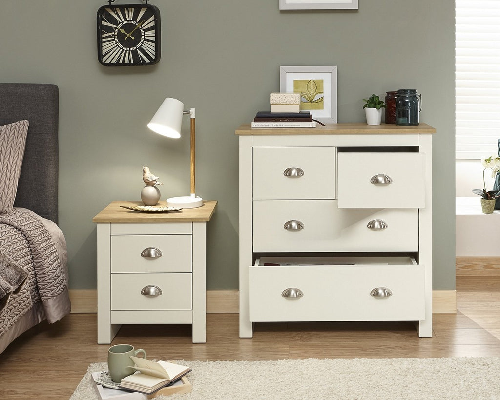 Lancashire Cream 2+2 Drawer Chest
