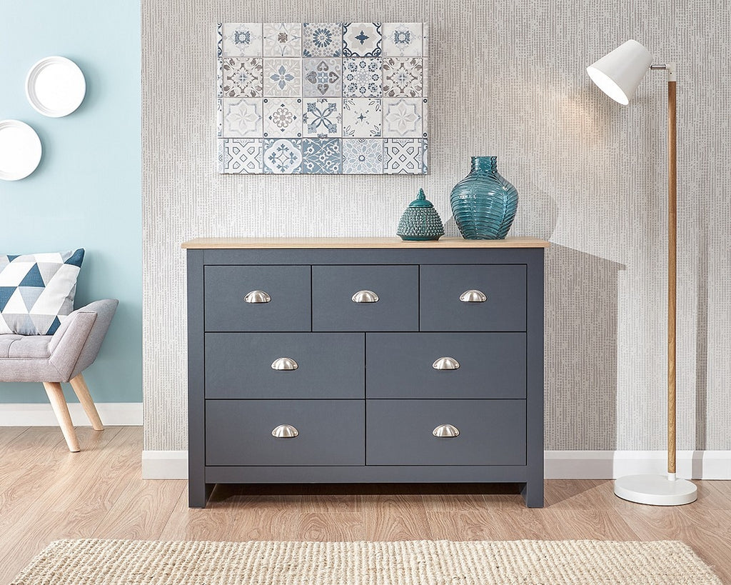 Lancashire Slate 7 Drawer Merchant Chest