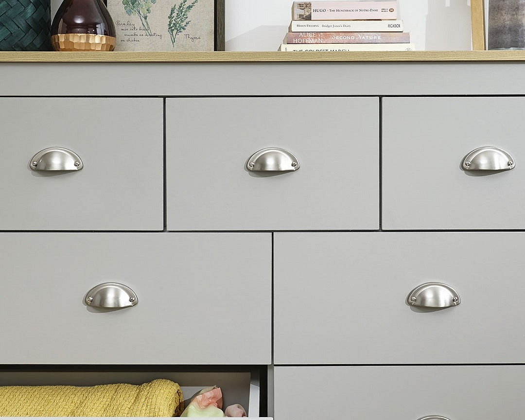 Lancashire Grey 7 Drawer Merchant Chest