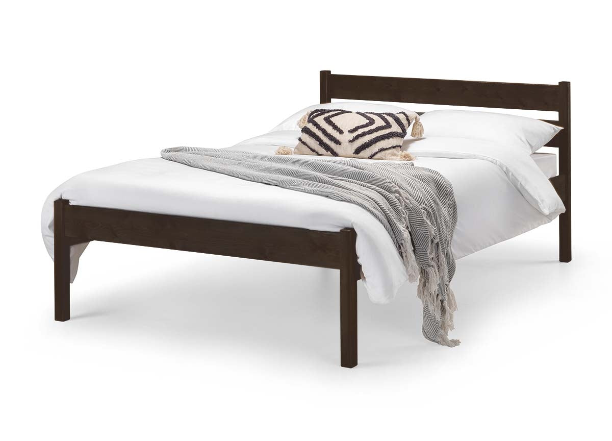 Lenton Ebony Black Double Bed Frame