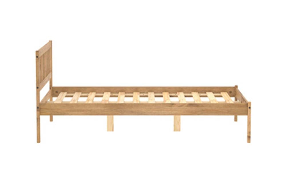 Lisa Waxed Pine Single Bed Frame