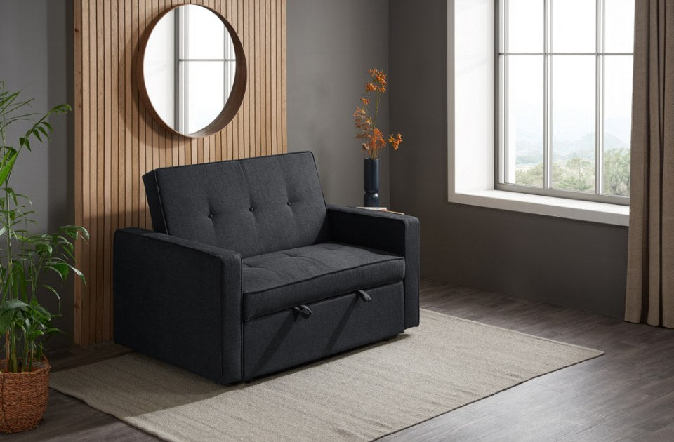Lotto Sofa Bed Grey side view