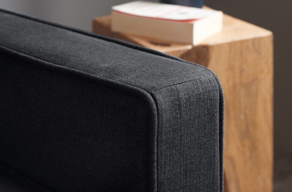 Lotto Sofa Bed Grey arm detail