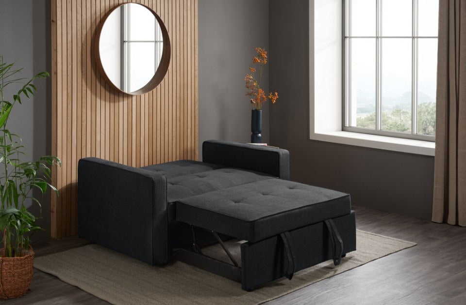 Lotto Sofa Bed Grey as a bed