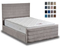 Lotus Upholstered Super King Size Bed Frame