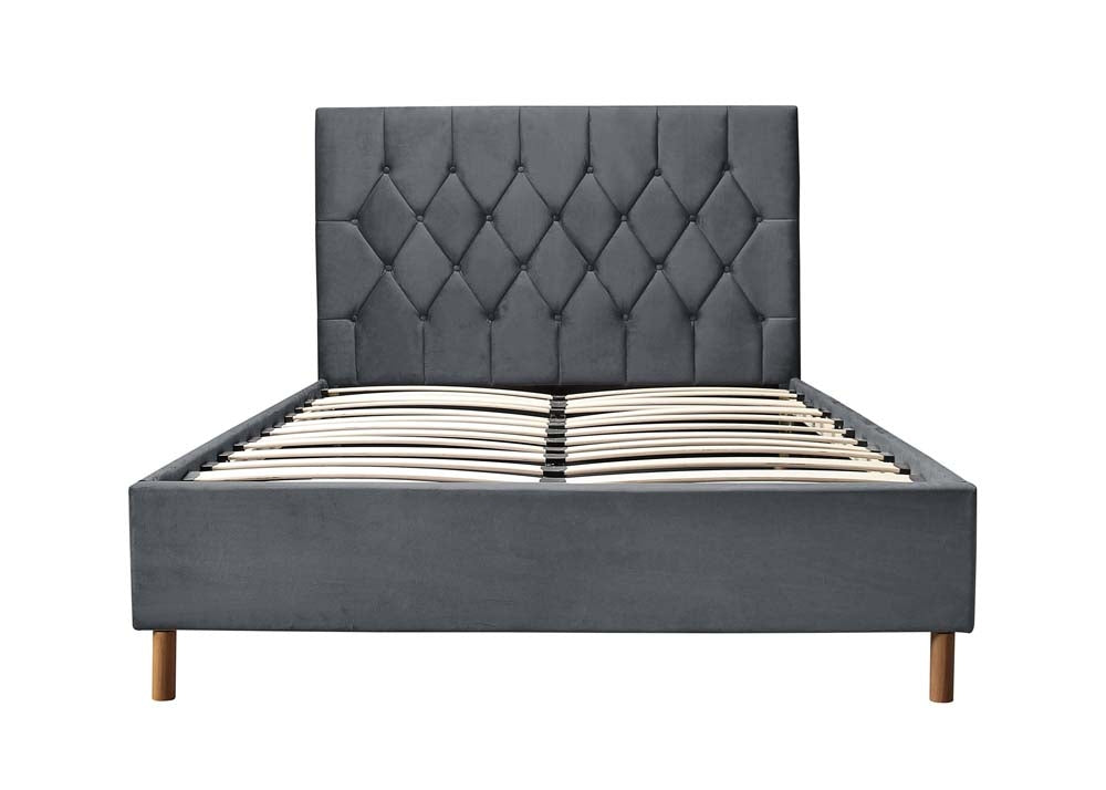 Locksley Grey Three Quarter Ottoman Bed Frame