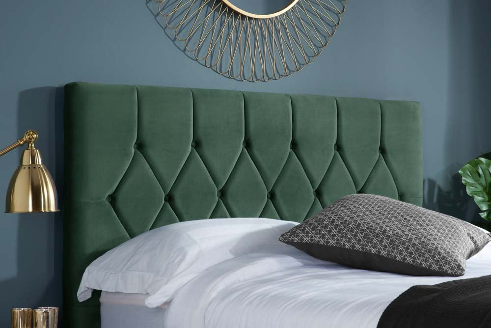 Locksley Green Double Ottoman Bed Frame