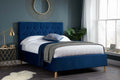 Locksley Blue Three Quarter Bed Frame