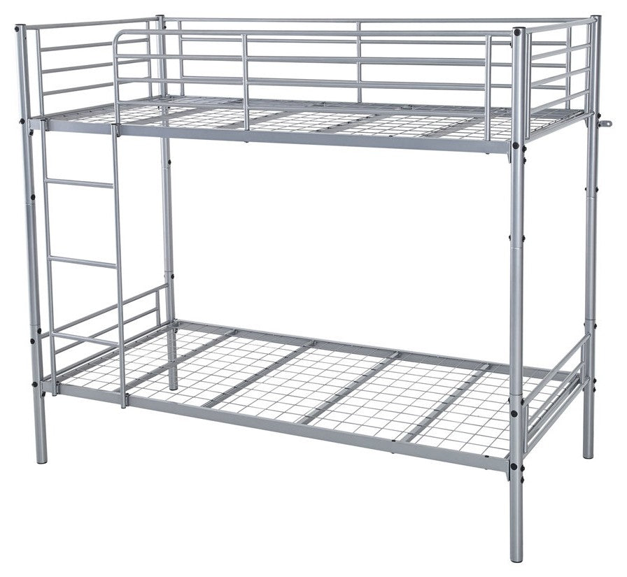 Lynford Silver Metal Bunk Bed