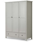 Malvern Dove Grey 3 Door Combi Wardrobe