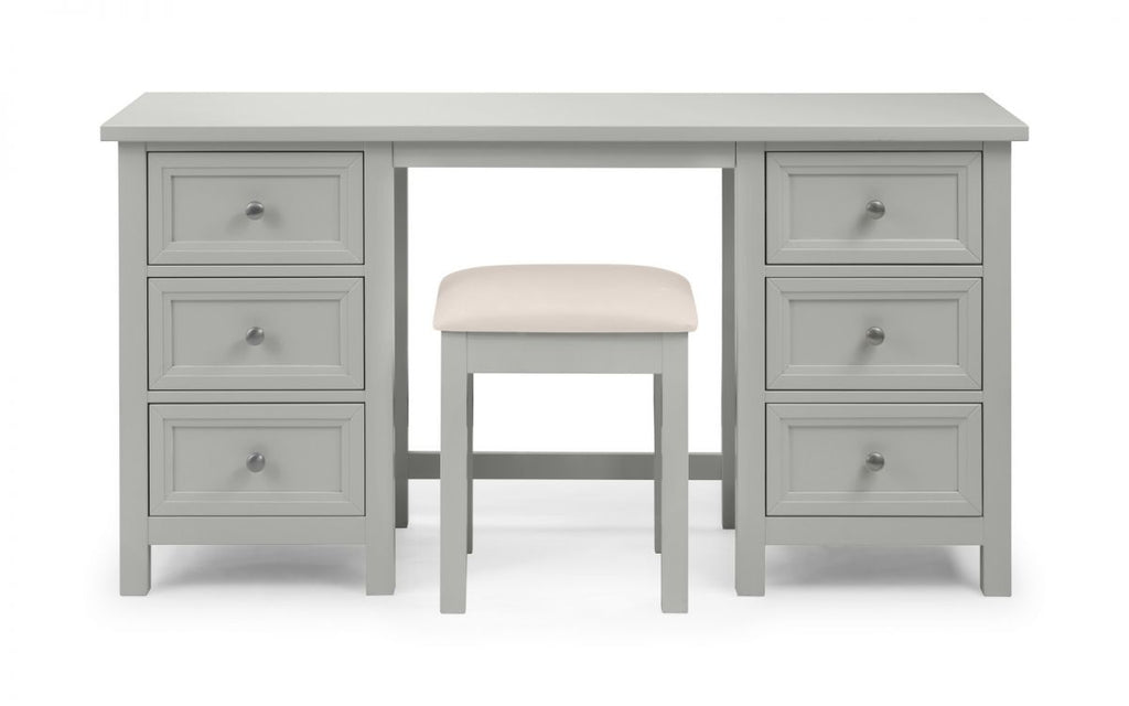 Malvern Dove Grey 6 Drawer Dressing Table
