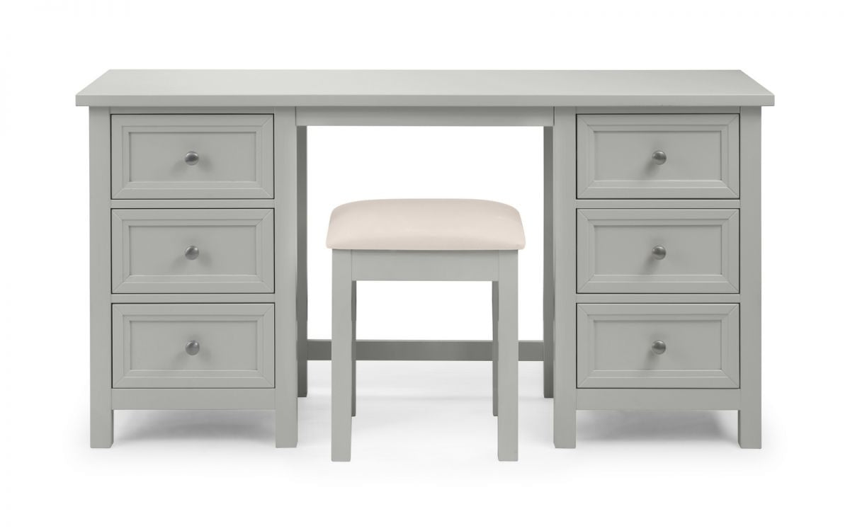 Malvern Dove Grey 6 Drawer Dressing Table