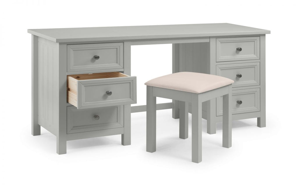 Malvern Dove Grey 6 Drawer Dressing Table