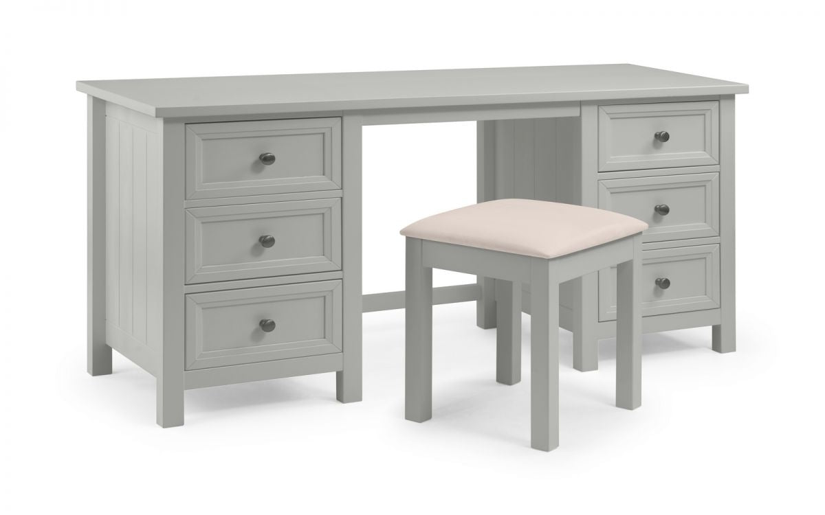 Malvern Surf White Stool