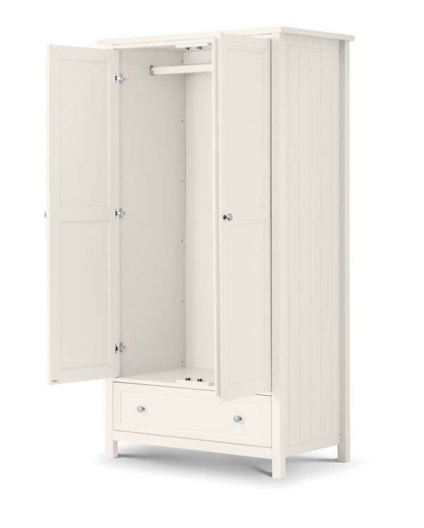 Malvern Surf White 2 Door Combi Wardrobe