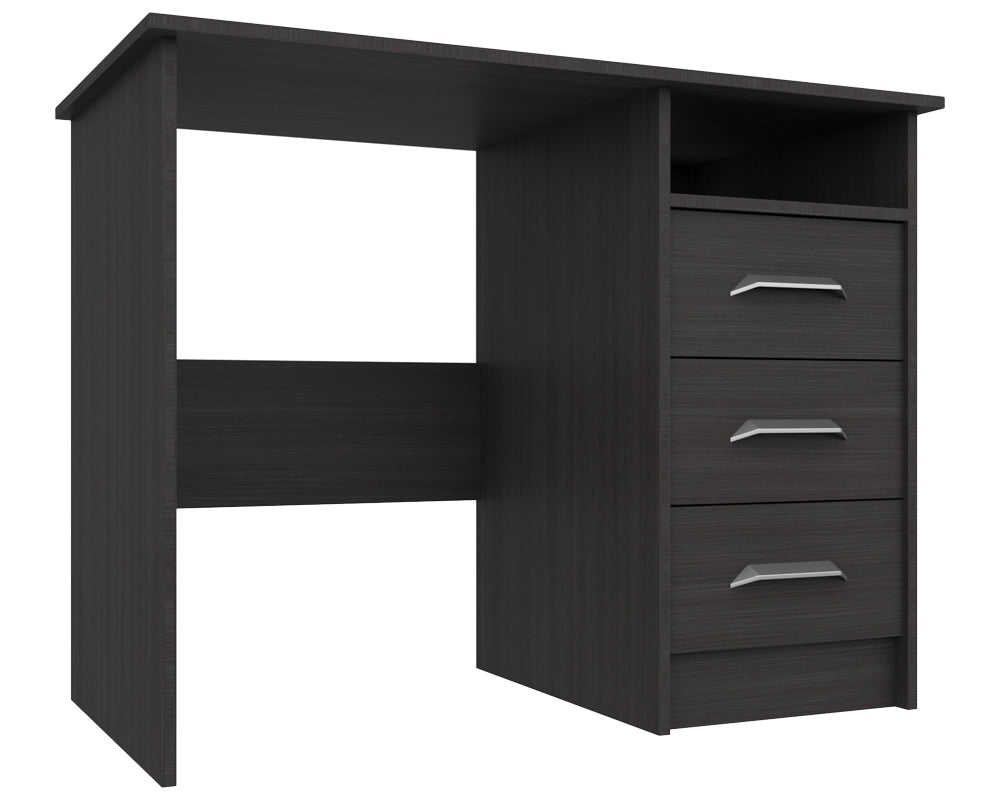 Marston Anthracite Oak 3 Drawer Dressing Table