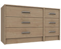Marston Oak 3 Drawer Double Chest