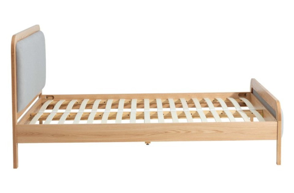 Martin Oak Bed Frame side view