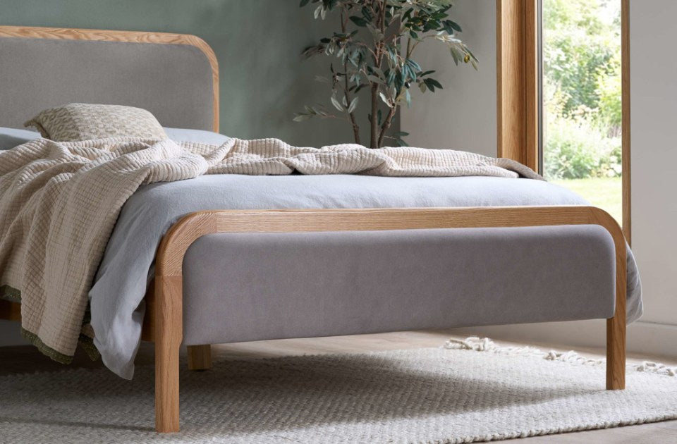 Martin Oak Bed Frame footboard