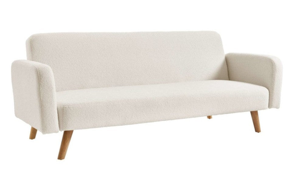 Michelle Sofa Bed Boucle White