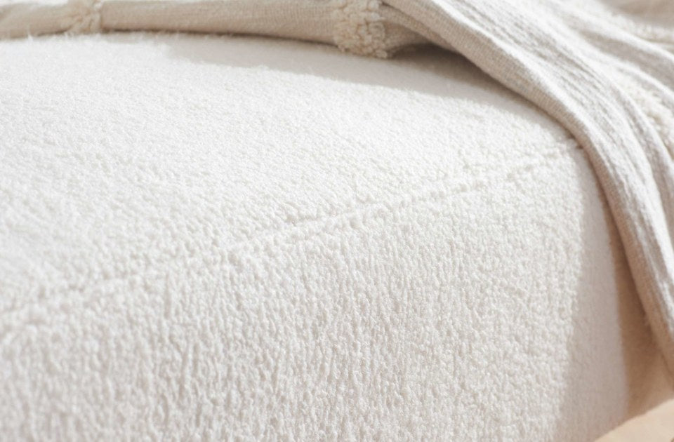 Michelle Sofa Bed boucle fabric detail