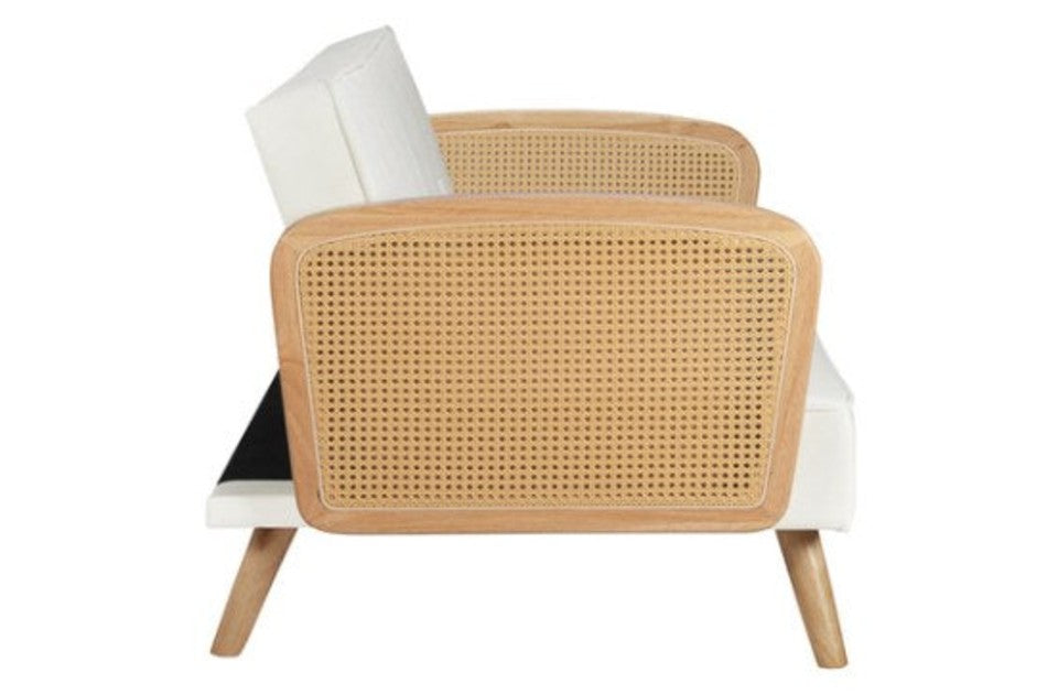 Milly Sofa Bed White side view