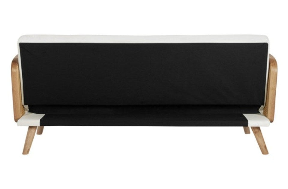 Milly Sofa Bed White rear view