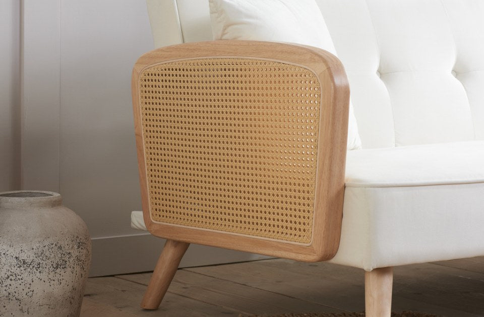 Milly Sofa Bed rattan arm