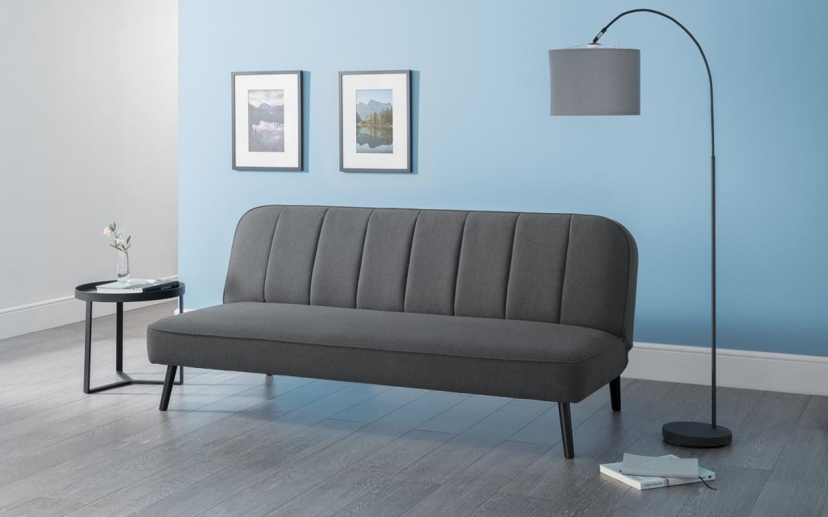 Mira Grey Linen Sofa Bed