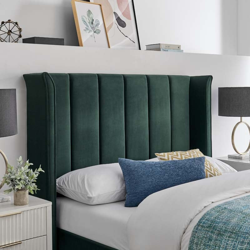 Planet Emerald Winged King Size Bed Frame