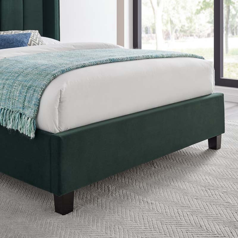 Planet Emerald Winged King Size Bed Frame