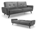 Mona Grey Velvet Sofa Bed