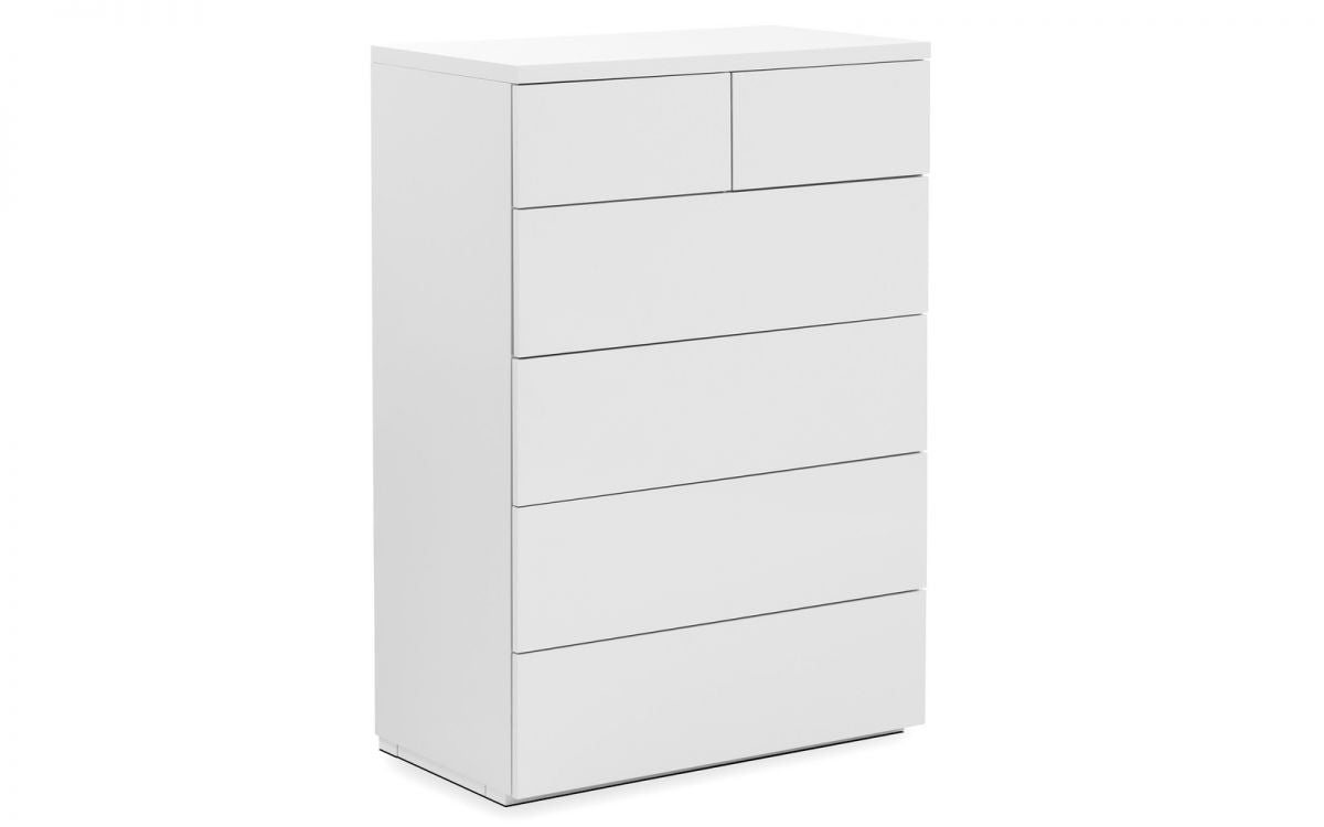 Montage White High Gloss 4+2 Chest