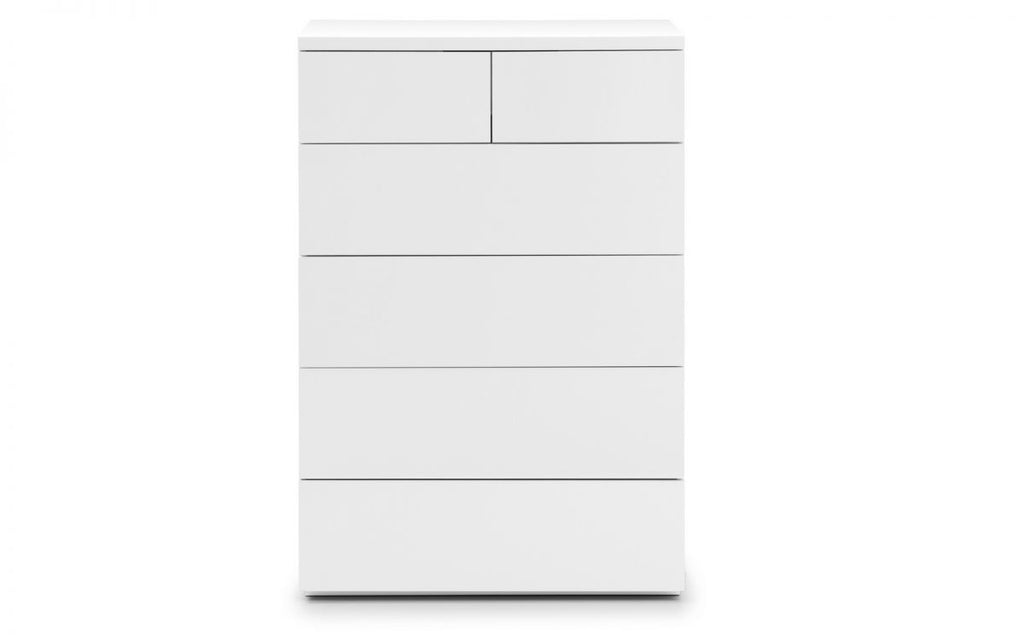 Montage White High Gloss 4+2 Chest