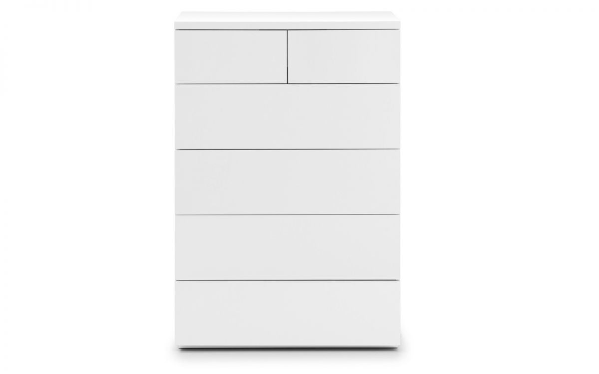 Montage White High Gloss 4+2 Chest