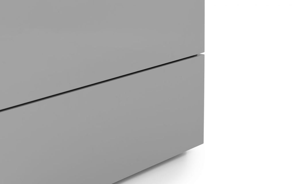 Montage Grey High Gloss 2 Door Combi Wardrobe