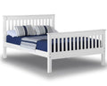 Monty White High Foot Three Quarter Bed Frame