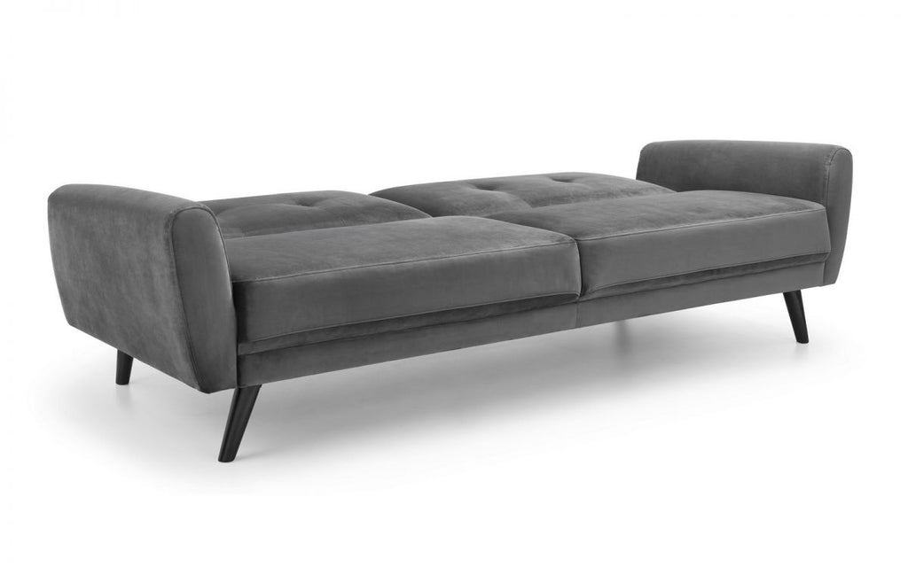 Mona Grey Velvet Sofa Bed