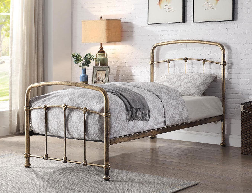Bostin Antique Bronze Single Bed Frame